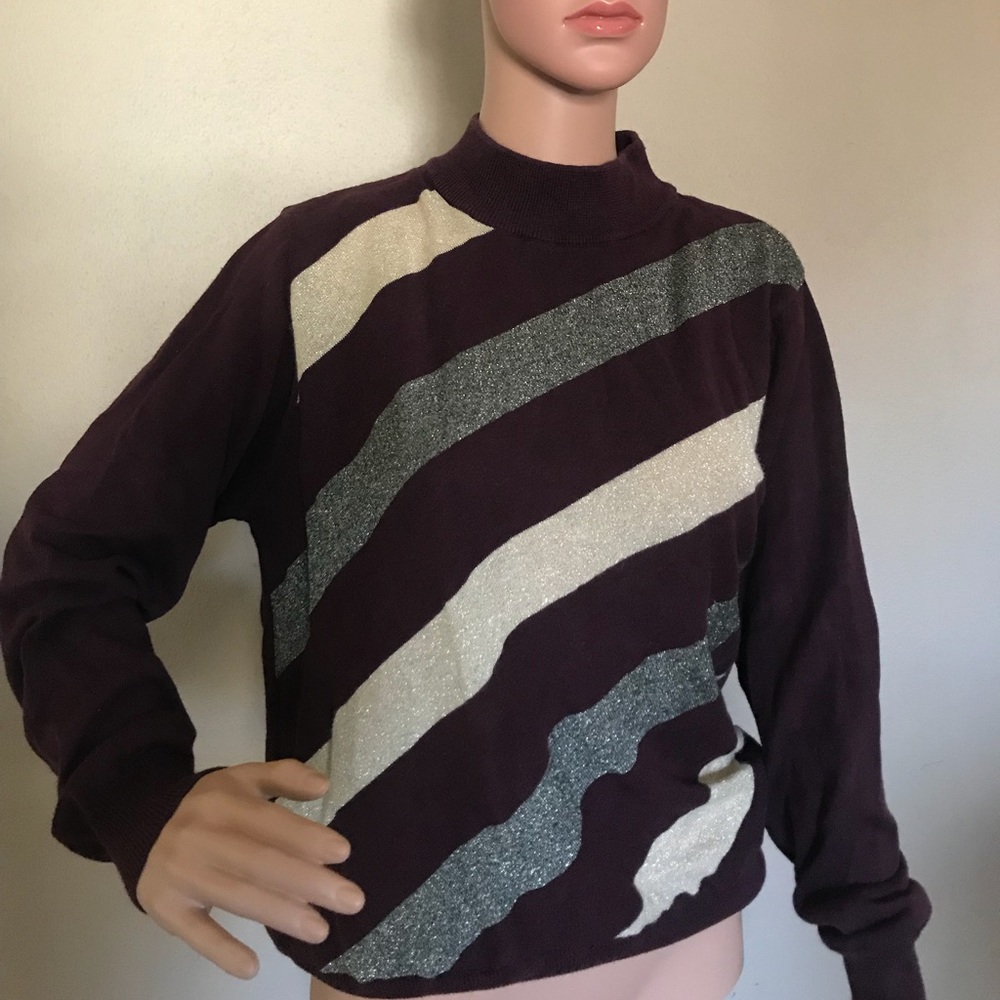 Vintage vertical stripe sweater